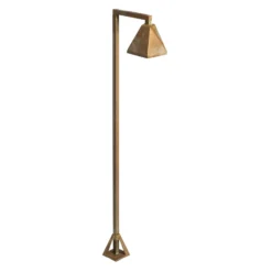 LED-Wegeleuchte Silva Edge, 100 x 19 cm, messing antik