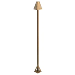 LED-Wegeleuchte Silva Frame, Höhe 100 cm, messing antik IP65