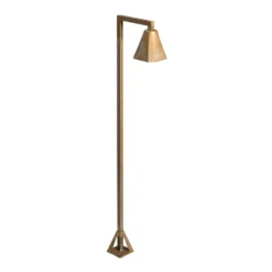 LED-Wegeleuchte Silva Frame, 100 x 19 cm, messing antik