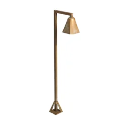 LED-Wegeleuchte Silva Frame, 80 x 19 cm, messing antik