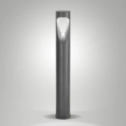 LED-Wegeleuchte Teo, 80 cm hoch, schwarz, Metall, IP65