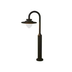 LED-Wegeleuchte Texas, IP54, graphitfarben, Höhe 80 cm