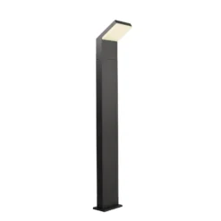 LED-Wegeleuchte Tucanae, grau, Höhe 100 cm, IP65, Metall