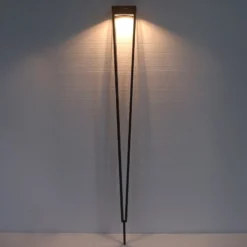 Les Jardins LED-Solarfackel Tinka, corten, 90 cm, Erdspieß