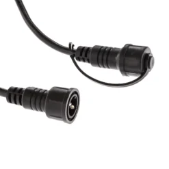 Lichterkette Girlanda IP44 schwarz 15m ohne Lampen
