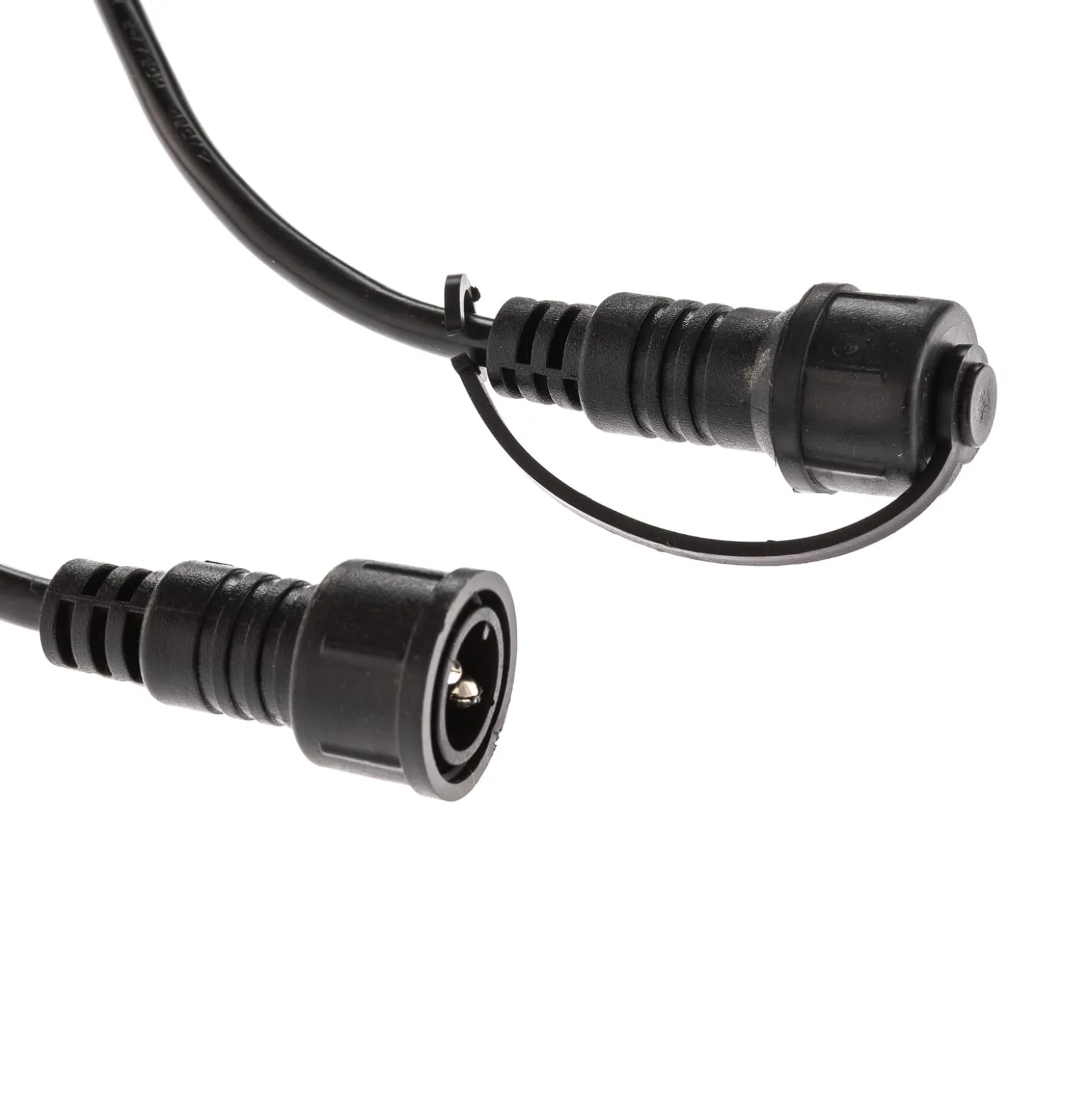 Lichterkette Girlanda IP44 schwarz 15m ohne Lampen