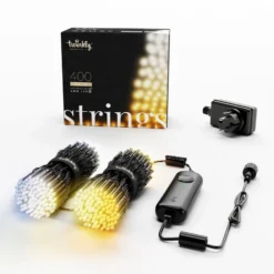 Lichterkette Twinkly CCT schwarz 400-flammig 32m