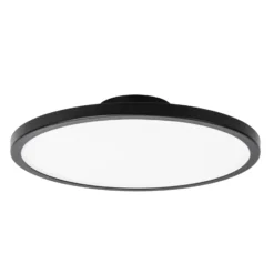 LIGHTME LED-Deckenleuchte Aqua Ø 30,2cm schwarz