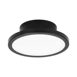 LIGHTME LED-Deckenleuchte Aqua Ø 14,7cm schwarz