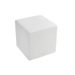 Lindby Akku-LED-Außenleuchte Cubara, RGB, Würfel, Kunststoff