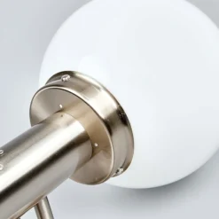 Lindby Außenwandlampe Nada, Edelstahl, Glas, Sensor, E27
