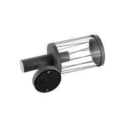 Lindby Außenwandlampe Yonan, Höhe 34 cm, anthrazit, Sensor