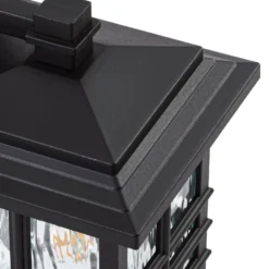 Lindby Außenwandleuchte Eliosa, schwarz, 30 cm, E27, Laterne