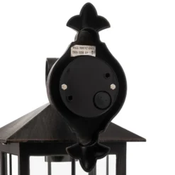 Lindby Außenwandleuchte Ida, rostfarben, Laterne, 34 cm, E27
