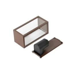 Lindby Außenwandleuchte Robigus, rostfarben, Aluminium