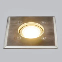 Lindby Bodeneinbauleuchte Insa, 11 x 11 cm, GU10, IP67