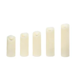 Lindby Candora LED-Kerze 5er-Set Fernbedienung