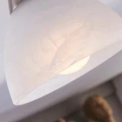 Lindby Deckenlampe Della, nickel, Ø 58 cm, 3-flammig, E14