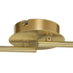 Lindby Deckenlampe Elaina, 70cm, 4-flg., messing, Glas, E14