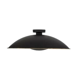 Lindby Deckenlampe Emilienne, schwarz/gold, Metall, Ø 60 cm
