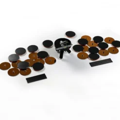 Lindby Deckenlampe Kinan, Ø 54 cm, schwarz, gold, E14
