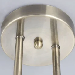 Lindby Deckenlampe Leanda, 80 cm, vierflammig, Metall, Glas