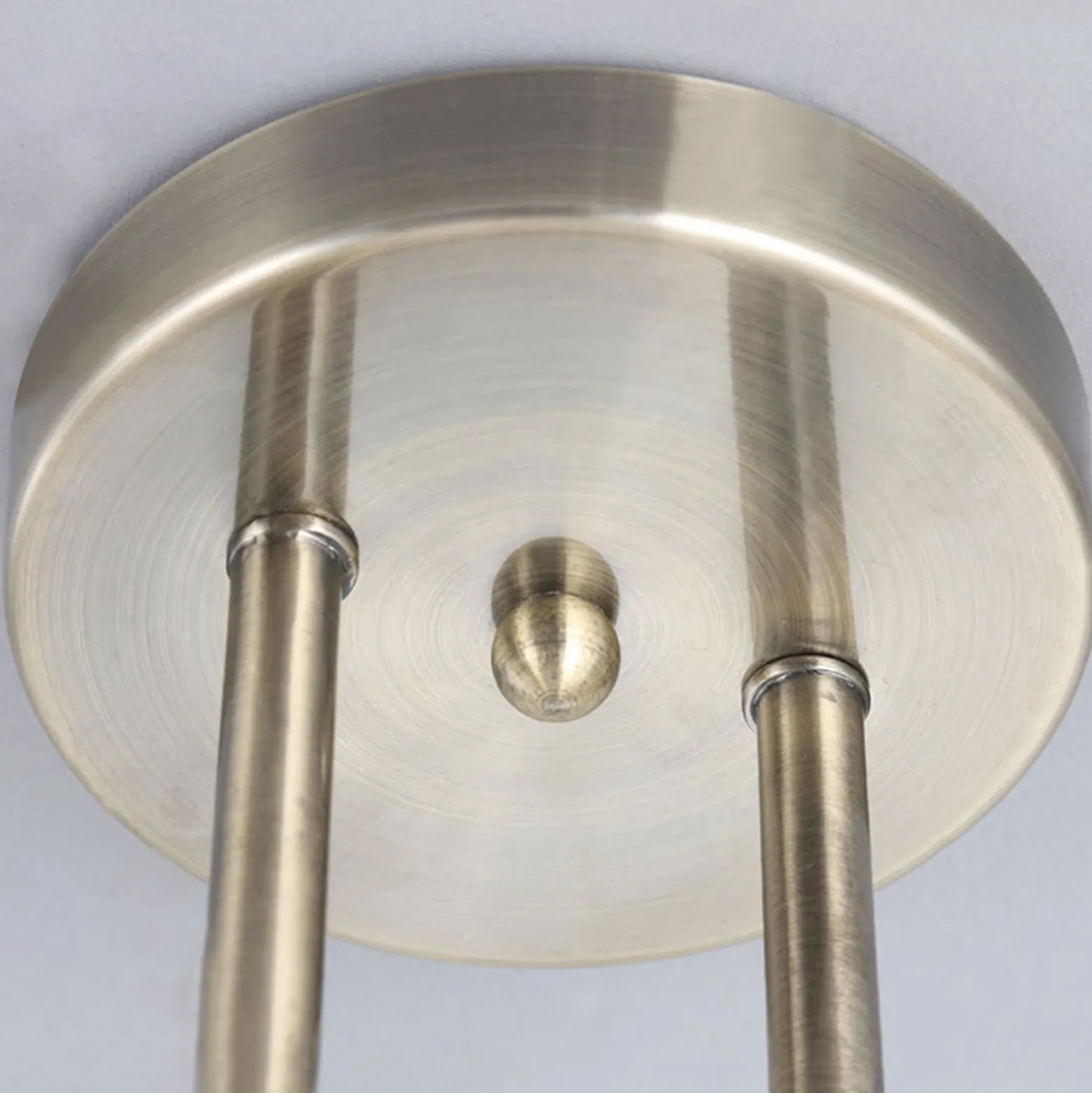 Lindby Deckenlampe Leanda, 80 cm, vierflammig, Metall, Glas