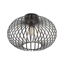 Lindby Deckenlampe Rosalea, messingfarben, Metall, 40cm, E27