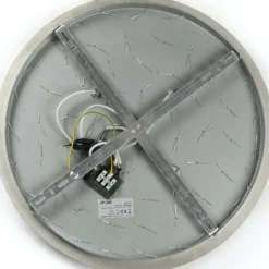 Lindby Deckenleuchte Annica, rund, chrom, Metall, Ø 46cm