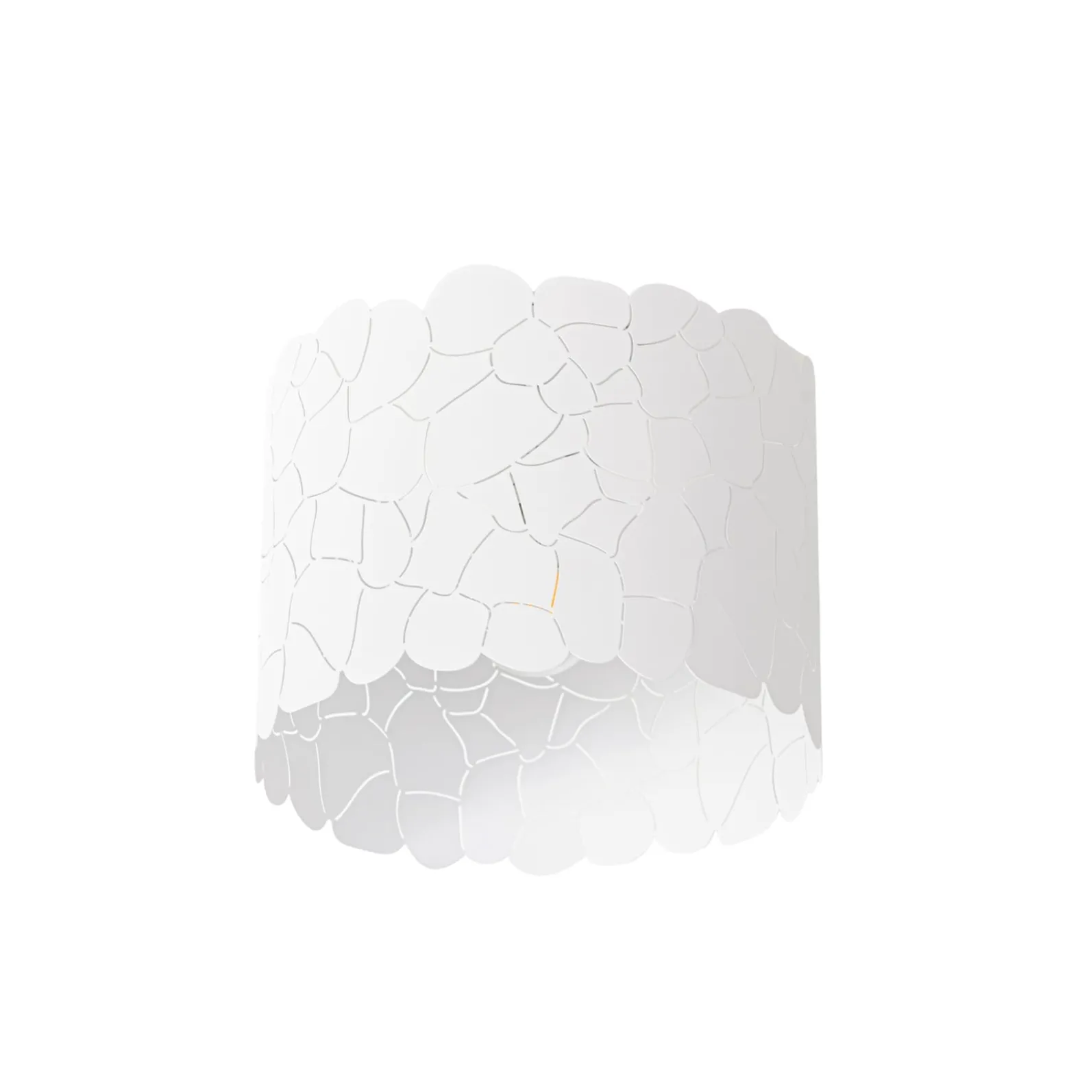 Lindby Deckenleuchte Aralena, weiß, Metall, Ø 26 cm