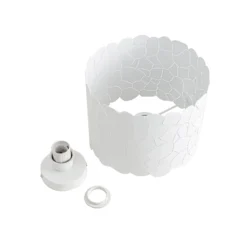 Lindby Deckenleuchte Aralena, weiß, Metall, Ø 26 cm