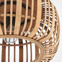 Lindby Deckenleuchte Canyana, natur, Rattan, Ø 40 cm
