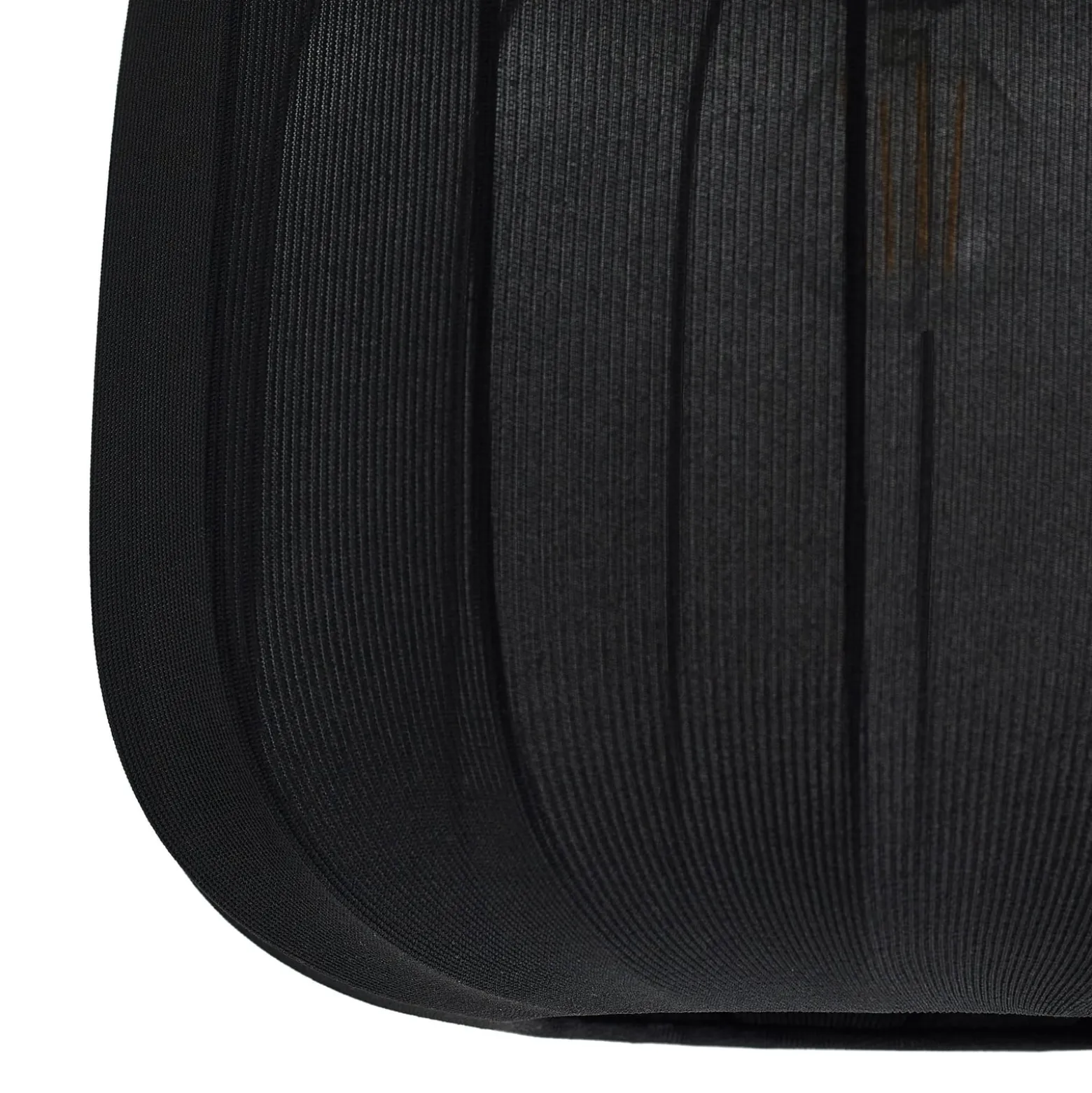 Lindby Deckenleuchte Helin, schwarz, Stoff, Ø 35 cm