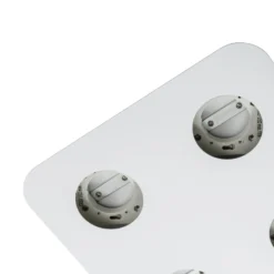 Lindby Deckenleuchte Jyla, weiß matt, 25 x 25 cm, 4-flammig