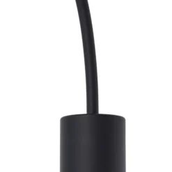 Lindby Deckenleuchte Pendura, 5-flammig, schwarz, Glas