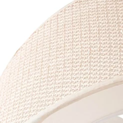 Lindby Deckenleuchte Soula, Ø 60 cm, beige, Kunststoff, E27