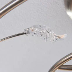 Lindby Deckenleuchte Svean, 4flg., weiß, Glas, Länge 42,5cm