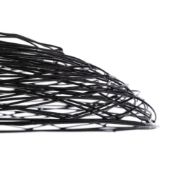 Lindby Deckenleuchte Thorian, schwarz, Eisen, Ø 40 cm, E27