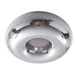 Lindby Deckenleuchte Zehra, Ø 28 cm, rauchgrau, Glas