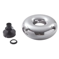 Lindby Deckenleuchte Zehra, Ø 28 cm, rauchgrau, Glas