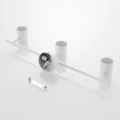 Lindby Deckenspot Jorell, weiß, 55 cm, 3-flg., Metall, GU10