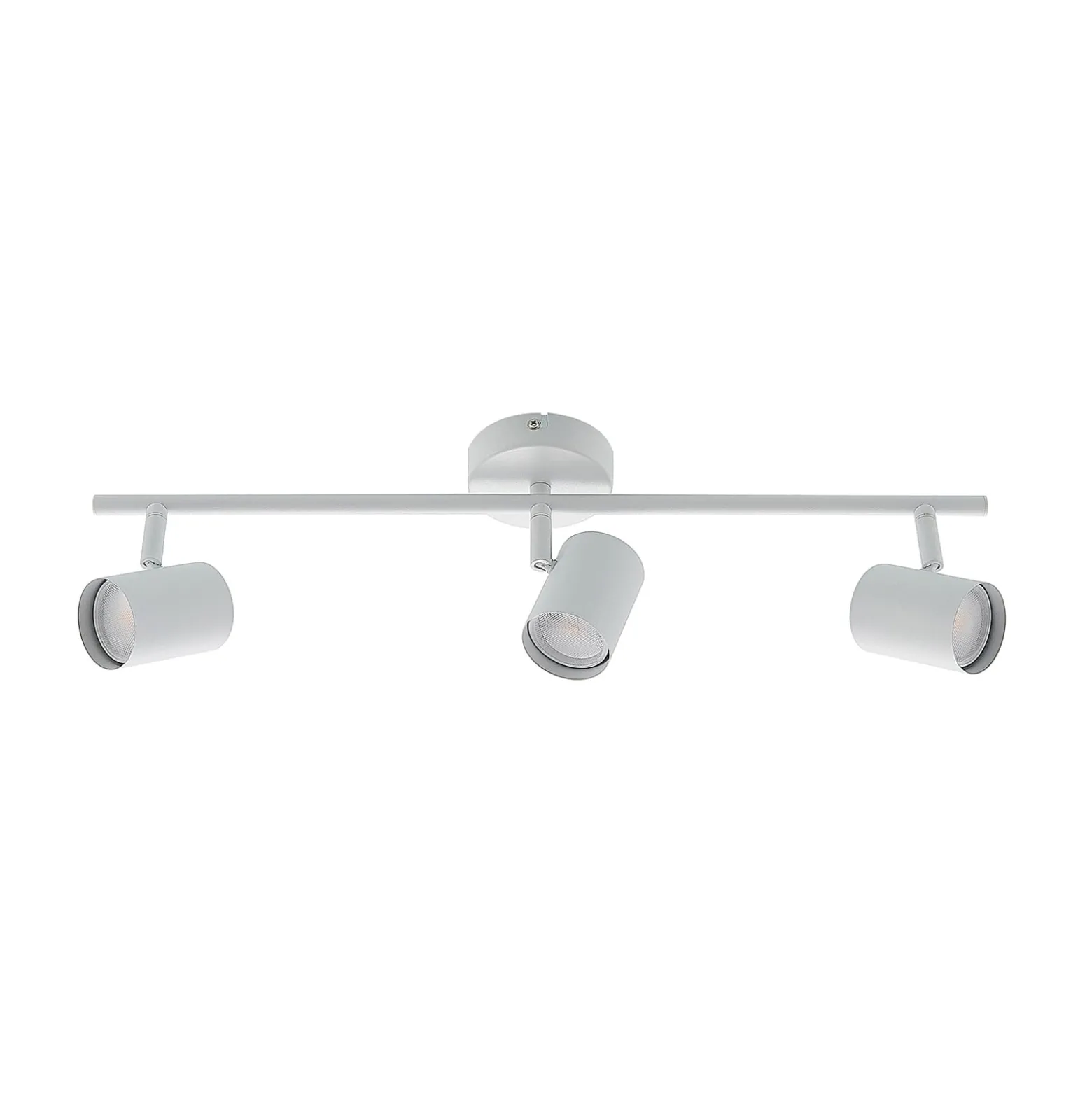 Lindby Deckenspot Jorell, weiß, 55 cm, 3-flg., Metall, GU10
