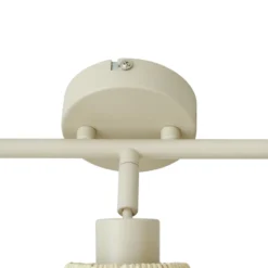 Lindby Deckenstrahler Anuva, 72 cm, 3-flammig, beige, Papier