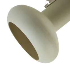 Lindby Deckenstrahler Huby, 2-flammig, creme/hellgrün, Eisen