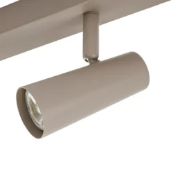 Lindby Deckenstrahler Iluna, 6-flg., kaffeebraun, GU10