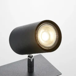 Lindby Deckenstrahler Joffrey, 49cm, schwarz, 3-flg., GU10