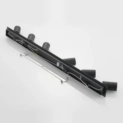 Lindby Deckenstrahler Joffrey, 116 cm, schwarz, 6-flg., GU10