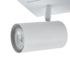 Lindby Deckenstrahler Joffrey, 80 cm, weiß, 4-flg., GU10