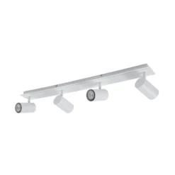 Lindby Deckenstrahler Joffrey, 80 cm, weiß, 4-flg., GU10
