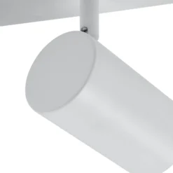 Lindby Deckenstrahler Joffrey, 80 cm, weiß, 4-flg., GU10